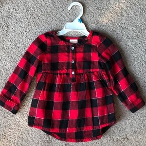 Christmas Flannel Long Sleeve Shirt
